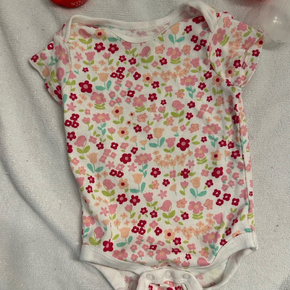 Floral Baby Bodysuit 3M